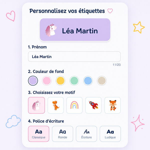 Personnalisez